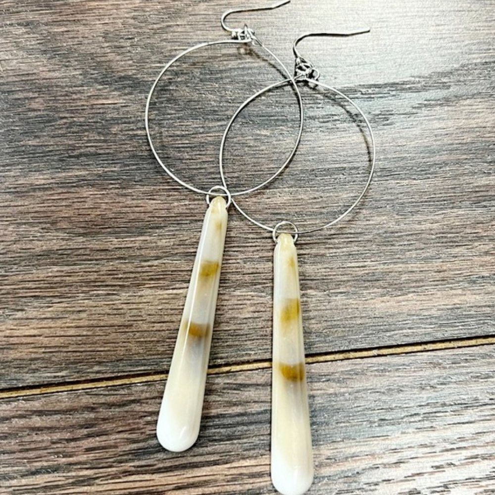 Hoop Drop Dangle Earrings